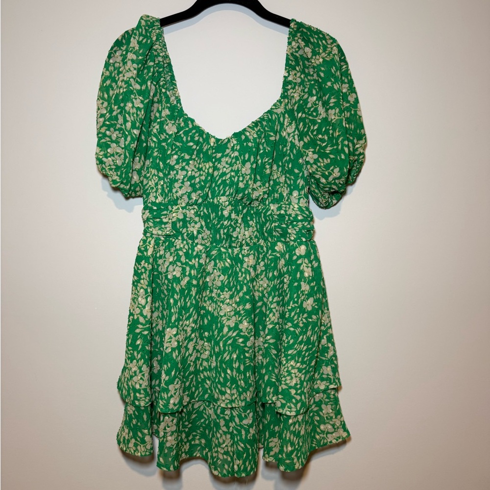 Entro Green Floral Romper